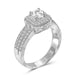 1.00 Carat T.W. Genuine White Diamond 14K White Gold Ring