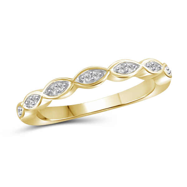 1/20 Carat T.W. Genuine White Diamond 14K Yellow Gold Ring
