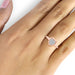 1/7 Carat T.W. Genuine White Diamond Heart Ring in 14K Rose Gold