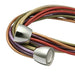 Rainbow Multi-Strand Leather Bracelet 7.25"