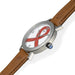 Red And Brown "Time for Hope" Watch