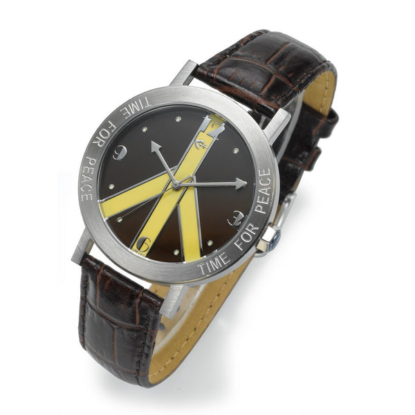Brown and Yellow Watch