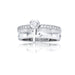 1/4 CTW 14K White Gold Female Insignia Combination Ring