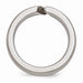 Grey Titanium Brushed Ring With Sapphire 6mm Band