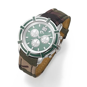 Green And Camouflage Watch