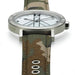 Light Blue Peace Sign And Camouflage Strap
